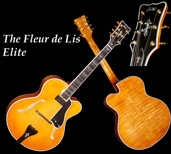 The Fleur De Lis Elite Archtop Guitar (Foster Jazz Guitars)