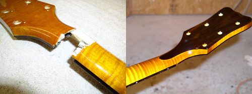 Guitar Neck Repair (Before & After)